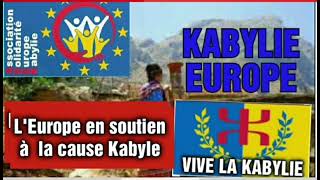 KABYLIE LEUROPE VIENT EN SOUTIEN À LA CAUSE KABYLE CE SOIR À PARTIR DE PARIS [upl. by Leoine]