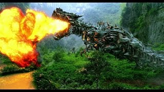 Transformers 4  All Dinobot Scenes IMAX HD [upl. by Ardnwahs]