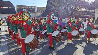 🥳🎉 Fasnacht in Möhlin Großer Umzug am Fasnachtsdienstag 2023 🎺🥁 Livestream 21022023 [upl. by Drarehs]