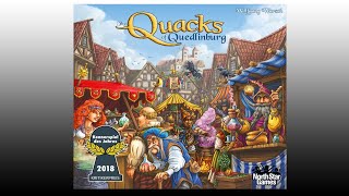 The Quacks of Quedlinburg Board Game Playthrough  Panik Games Showcase [upl. by Eilerua]