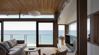 An ArchitectDesigned Beach House That Frames Its Ocean Views [upl. by Woodie]