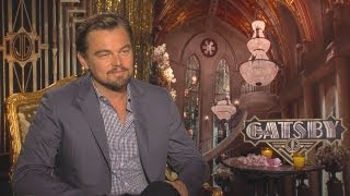 Leonardo DiCaprio  The Great Gatsby Interview HD [upl. by Spencer256]