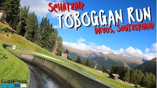 Schatzalp Toboggan Run  Davos Switzerland  GoPro Hero9 [upl. by Combes]