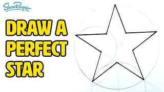 How to Draw Perfect Stars [upl. by Nosiddam]