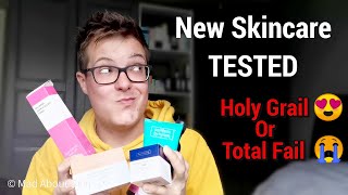 TESTING NEW HYPED SKINCARE  Face Theory Selfless By Hyram Neals Yard Remedies and more [upl. by Turne]