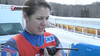 Emily Sweeney Olympic Luge Slider [upl. by Harbour636]