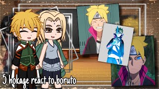 5 hokage react to boruto 🇮🇩🇬🇧 [upl. by Seravat]