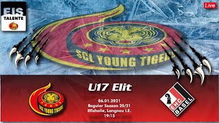 MS 2021  U17 Elit  Regular Season  SCL Young Tigers vs EHC Basel Nachwuchs [upl. by Yantruoc956]