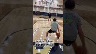 Middle School Fundamentals basketball ballislife collegebasketball nba aau basketballdrills [upl. by Ical889]