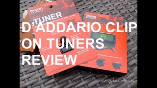 Got A Ukulele Reviews  DAddario Clip On Tuners [upl. by Eetnahs]