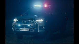 Toyota Hilux  samochód rozpoznawczo ratowniczy dla OSP Piastów  DJI RS2  Blackmagic Pocket 4k [upl. by Perseus190]