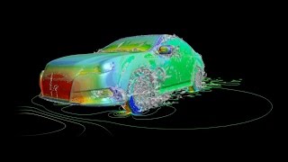 Automotive Aerodynamics Simulation Using a Supercomputer DigInfo [upl. by Laeira]