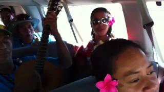 Pa Laumilo from Tuvalu Singing in the van [upl. by Colet332]