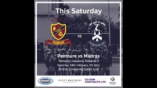 REPLAY Panmure RFC v Madras Rugby  Saturday 19th February 2022 at 3pm [upl. by Maharba]