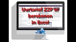 Uurtarief ZZPer berekenen in Excel [upl. by Agosto]