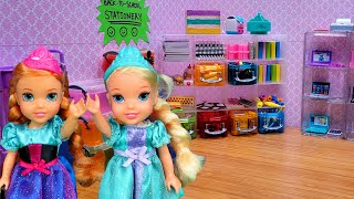 New items Claires 2021  Elsa amp Anna toddlers are shopping  Barbie [upl. by Nairbo]