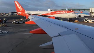 DAWN TAKEOFF  EasyJet A320 Takeoff from London Gatwick Airport [upl. by Erodaeht]