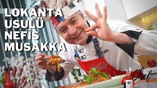 LOKANTA USULÜ NEFİS MUSAKKA TARİFİ  OKTAY USTADAN [upl. by Krock]