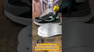 Safety shoe function testsafetyshoes safety shorts shoes workshoes amazing [upl. by Yevol]