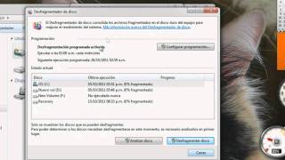 Aumentar la velocidad de la PC Desfragmentar Disco Duro Windows 7 XP Vista [upl. by Niuq464]