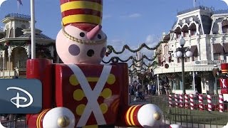 TimeLapse Magic Kingdom Park Decorated for the Holidays [upl. by Biamonte]