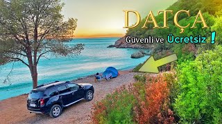 DATÇADA ÜCRETSİZ KAMP VE KARAVAN ALANI [upl. by Burnie]