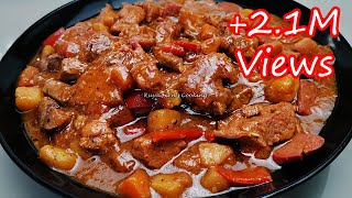 TRY THIS TO YOUR PORK MENUDO AND YOULL LOVE THE RESULT  HOW TO MAKE EASY AND YUMMY PORK MENUDO [upl. by Rozele]