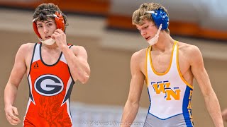 138 – JD Jones G of Wheaton North IL vs Andrew Gron R of Glenbard East IL [upl. by Ayisan]