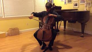 Prokofiev Symphony 5 4th movement cello excerpt [upl. by Airotna]