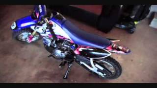 My 2006 GYTR Yamaha TTR50 RunWalk around video [upl. by Nonohcle]