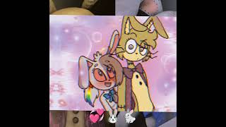 Vanny x Glitchtrap Edit 💞🐰🐇  includes jeaire clip  fypシ fnafsecuritybreach  Wavin Flag Edit [upl. by Kanal]