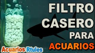 Cómo hacer un FILTRO CASERO para ACUARIO  FUNCIONA 🐠🌱 [upl. by Anitel167]