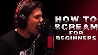 METAL SCREAMING TUTORIAL FOR BEGINNERS [upl. by Apollo]