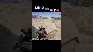 Mk12 vs 미니14 유니그라운드pubg배그쇼츠 [upl. by Furlani56]