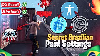 Secet Brazilian No Recoil Settigs For Android 2gb4gb6gb8gb Device  Auto Headshot 100 Woking [upl. by Ikkim]