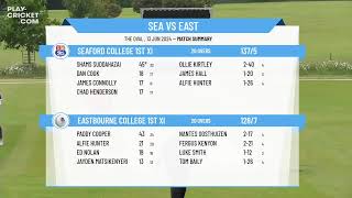 Seaford College 1st XI v Eastbourne College 1st XI [upl. by Esom]