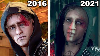 Wrench Unmasked Face Comparison Scene  Watch Dogs 2 amp Watch Dogs Legion Bloodline [upl. by Inatirb]