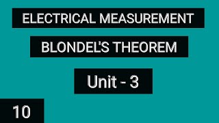 Polyphase Wattmeter  Blondels Theorem [upl. by Jonie]