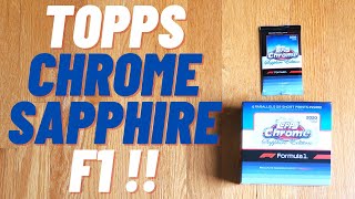 2020 Topps Chrome SAPPHIRE Edition F1 Racing Hobby Box Formula 1 [upl. by Notnilk]