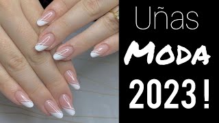 UÑAS DISEÑOS 2023  TENDENCIAS IDEAS UÑAS ELEGANTES [upl. by Yeltnarb]