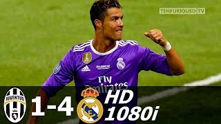 Juventus vs Real Madrid 1 4 UHD 4k UCL Final 2017 Full Highlights English Commentary [upl. by Georgena277]