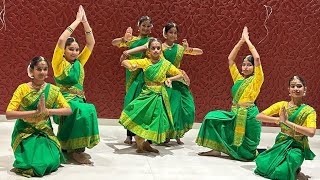 Kuchipudi Dance performance on the song Sri Vigna Rajam Bhaje Ganesh Utsav 2024 [upl. by Naux]