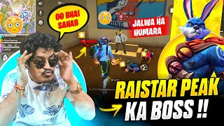 Raistar New Peak Ka BOSS is Back Squad Gameplay  Free Fire Max [upl. by Ahseit]