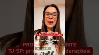 IMPRESSÃO PROVA ESCREVENTE TJSP primeiras considerações concursotjsp escreventetjsp tjsp2024 [upl. by Rotkiv102]