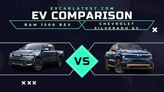 Chevrolet Silverado EV vs RAM 1500 REV Battle of the Electric Trucks [upl. by Mert]