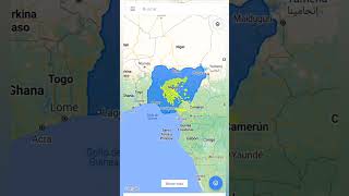 Grecia vs Nigeria y Gabón Comparando Tamaños de Países [upl. by Nnylarac]