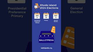 Rhode Island 2024 Election Dates [upl. by Fullerton265]