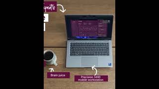 Experience your best work on the go with the Precision 3490 mobile workstation 📈 iwork4dell [upl. by Assyn]