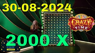 Crazy Time CASH HUNT 2000X Bonus with BIG WIN 😱🤑 [upl. by Liggitt620]