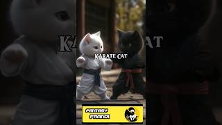 Karate Cat cat ai aiart aianimation [upl. by Lessard712]